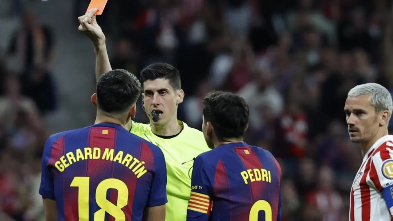 لاعب أتلتيكو مدريد عن إلغاء طرد جيرارد مارتن: لو فعلت مثله لغادرت الملعب